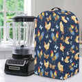 Butterfly Rooster Blender Dust Cover Stand Mixer or Coffee Maker Appliance Covers with Drawstring Anti Fingerprint Polyester Dust Stain Resistant Blender Cover for Home Kitchen