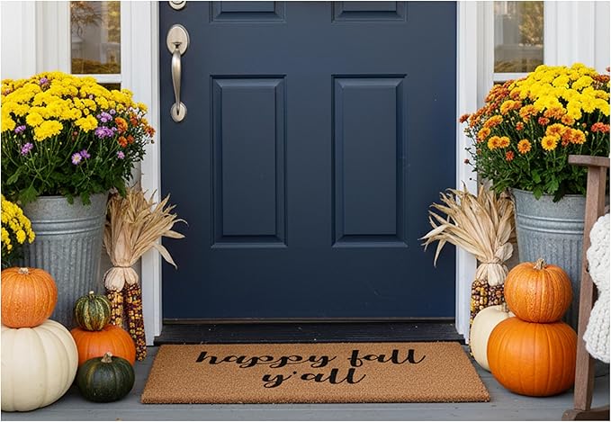 Calloway Mills Hapy Fall Yall Doormat, 24" x 48"