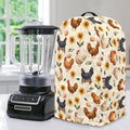 Cute Rooster Blender Dust Cover, Stand Mixer or Coffee Maker Appliance Covers with Drawstring, Anti Fingerprint Dust Stain Resistant Blender Cover for Home Kitchen