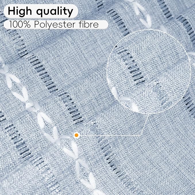 Coffee Table Cloth, Coffee Table Cover with Pockets and Tassel,Grey Jacquard for Living Room Small Rectangle Tablecloths Washer Dryer Fridge Top Dust Cover,Easy Care Machine Washable