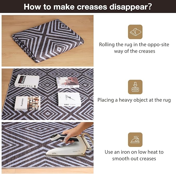 Blue&Black Checkered Diamond-Pattern Computer Chair Mat for Hardwood, 40" x 50"Office Mat for Hardwood Floor with Non-Slip Back, HeavyDuty Office Chair Rug for Hardfloor,LowPlie Carpet Floor Protector