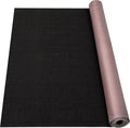 Marine Carpet - 6 FT x 18 FT Black Indoor/Outdoor Carpet, 0.2" Thick, Water-Proof TPE Backing, Non-Slide for Home, Patio, Porch, Deck