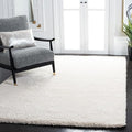 SAFAVIEH Milan Shag Collection Area Rug - 10' x 14', Ivory, Solid Design, Non-Shedding & Easy Care, 2-inch Thick Ideal for High Traffic Areas in Living Room, Bedroom (SG180-1212)