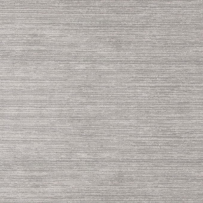 SAFAVIEH Vision Collection Area Rug - 6'7" Round, Silver, Modern Ombre Design, Non-Shedding & Easy to Clean, Ideal for Living Room, Bedroom, Dining Space (VSN606G)
