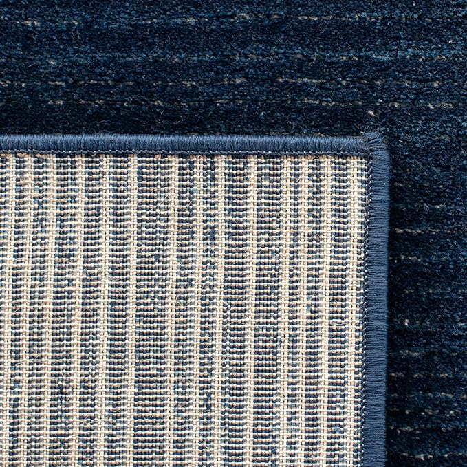 SAFAVIEH Vision Collection Runner Rug - 2'2" x 18', Navy, Modern Ombre Design, Non-Shedding & Easy to Clean, Ideal for Foyer, Hallway, Bedroom (VSN606N)