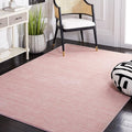 SAFAVIEH Vision Collection Area Rug - 3' Square, Pink, Modern Ombre Design, Non-Shedding & Easy to Clean, Ideal for Foyer, Entryway, Bedroom, Accent Space (VSN606U)
