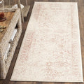 SAFAVIEH Adirondack Collection Runner Rug - 2'6" x 22', Ivory & Rose, Distressed Vintage Floral Design, Non-Shedding & Easy to Clean, Ideal for Hallway, Foyer, Entryway, Bedroom (ADR109H)