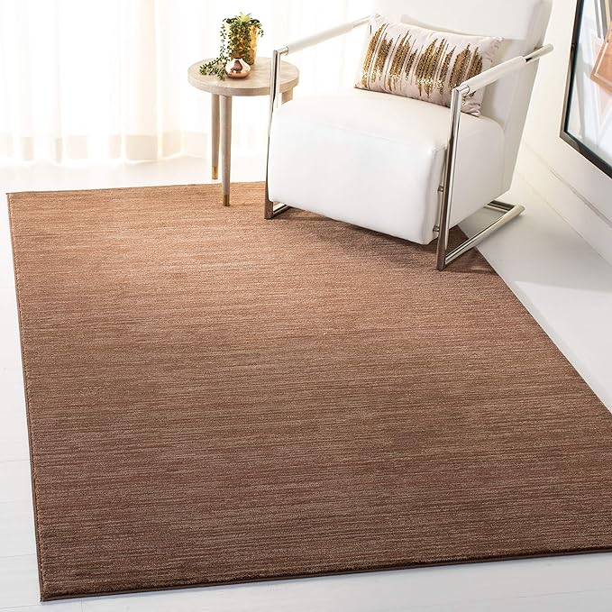 SAFAVIEH Vision Collection Area Rug - 5'1" x 7'6", Brown, Modern Ombre Design, Non-Shedding & Easy to Clean, Ideal for Living Room, Bedroom, Dining Space (VSN606E)