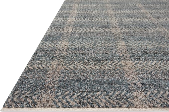 Loloi Angela Rose Ember Collection EMB-03 Blue/Beige 9'-6" x 13'-1" Area Rug
