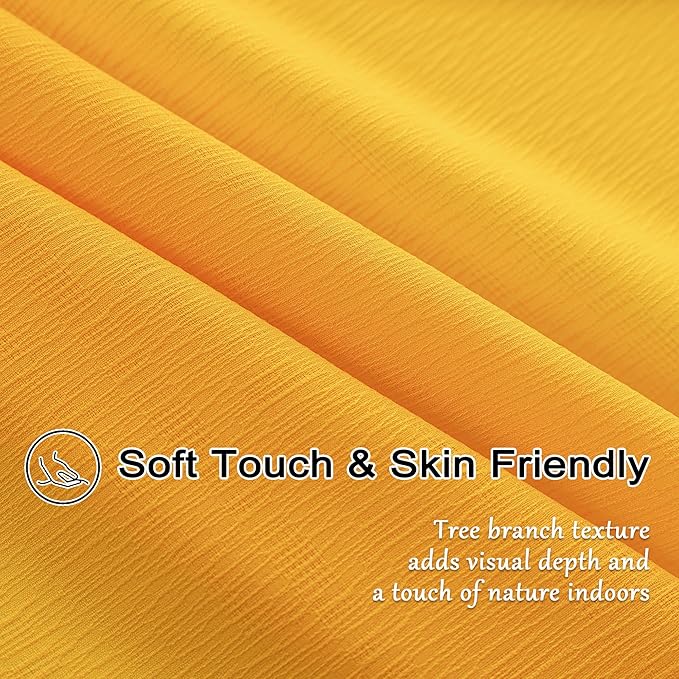MAIHER Gold Sheer Pinch Pleated 120 Inch Curtains Floor to Ceiling for Living Room Light Filtering Pleated Drapes with Adjustable Hooks Soft Touch 10ft Curtains, Gold, 42" W x 120" L, 2 Panels