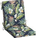 Arden Outdoor Dining Chair Cushion, 20 x 20, Rain-Proof, Fade Resistant, Simone Blue Tropical