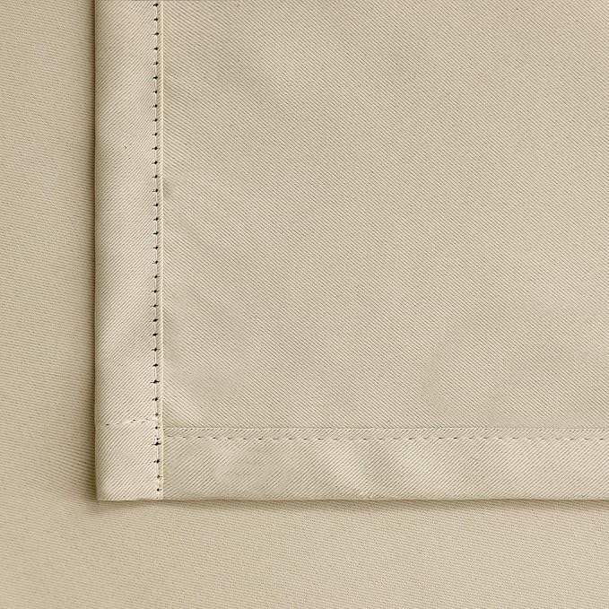 BGment Blackout Kitchen Curtains 36 Inch Length - Short Thermal Insulated Drapes Darkening Privacy with Rod Pocket for RV Bathroom Cafe Window, 2 Panels, 42 x 36 Inch