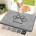 Bcoimo Super Absorbent Dog Door Mat, 36"*24" Anti Slip Mat for Muddy Paws, Pet Rugs for Dirty Paws Washable That Absorbs Moisture and Dirt, for Dog Cage and Pet Resting Carpet