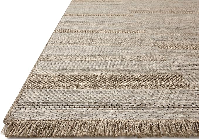 Loloi Dawn Collection Indoor/Outdoor DAW-03 Brown 8'-10" x 12'-2" Area Rug