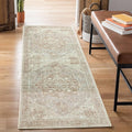 Bloom Rugs Washable Non-Slip 7 ft Runner - Beige/Gray Traditional Runner for Entryway, Hallway, Bathroom, and Kitchen - Exact Size: 2.5' x 7'