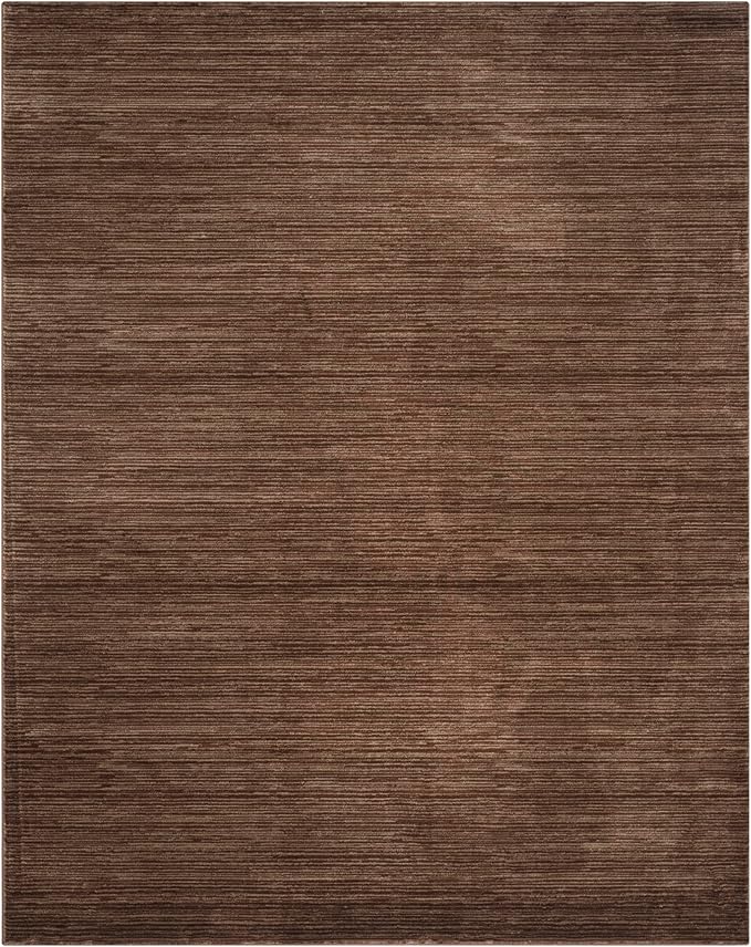 SAFAVIEH Area Rug 8x10 - Vision Collection - Large - Brown, Modern Ombre Design, Non-Shedding & Easy to Clean, Ideal for Living Room, Bedroom, Dining Space (VSN606E)