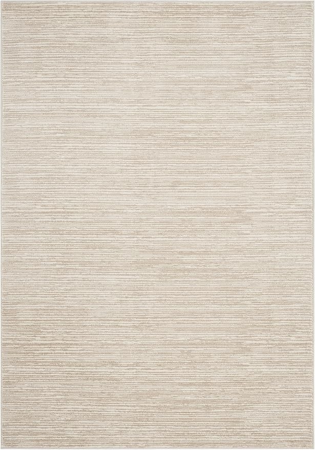 SAFAVIEH Area Rug 6x9 - Vision Collection - Cream, Modern Ombre Design, Non-Shedding & Easy to Clean, Ideal for Living Room, Bedroom, Dining Space (VSN606F)