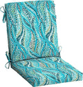Arden Outdoor Dining Chair Cushion, 20 in x 20 in, Weather-Proof, Rain-Proof, Fade Resistant Patio Cushion for Patio, Dining, or Rocking Chairs Teal Ariel