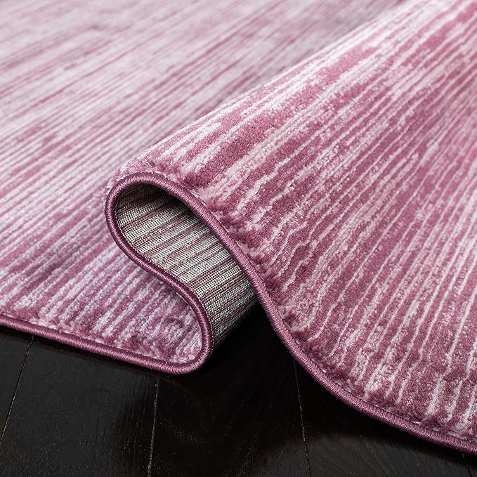 SAFAVIEH Vision Collection Runner Rug - 2'2" x 6', Grape Purple, Modern Ombre Design, Non-Shedding & Easy to Clean, Ideal for Entryway, Foyer, Bedroom (VSN606A)