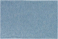 TOWN & COUNTRY BASICS Pax Herringbone Textured Solid Everwash® Washable Area Rug, Low Pile, Non-Slip Backing, Easy Clean Pet & Family Friendly Rug, Blue, 1'11"x2'11"