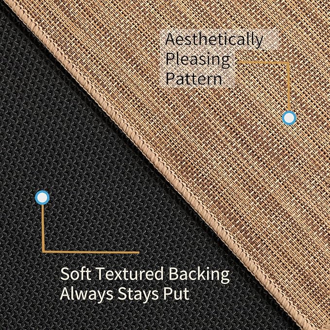 Office Chair Mat for Hardwood Floor, 60" x 47" Desk Computer Chair Mat for Hard Wood and Tile Floor, Large Anti-Slip Hard Floor Protector, PVC Mat Desk Rug for Office Home
