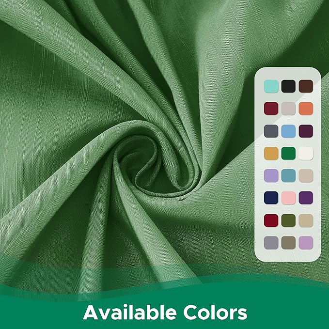 Biscaynebay Wrap Around Bed Skirts for Twin & Twin XL Beds 15" Drop, Sage Adjustable Elastic Dust Ruffles Easy Fit Wrinkle & Fade Resistant Silky Luxurious Fabric Machine Washable