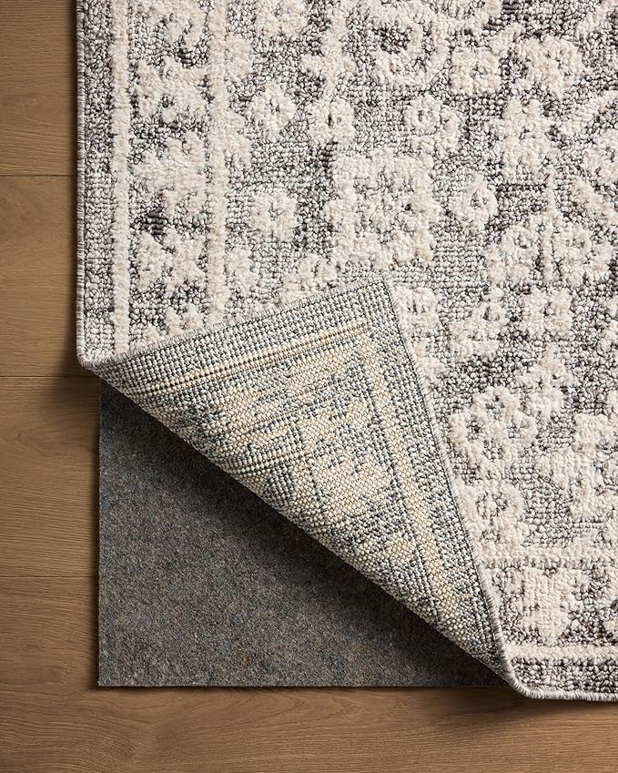 Loloi Magnolia Home by Joanna Gaines Gigi Collection GIG-01 Grey/Ivory 9'-2" x 13' Area Rug