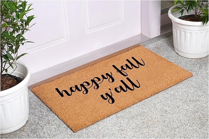 Calloway Mills Hapy Fall Yall Doormat, 24" x 48"