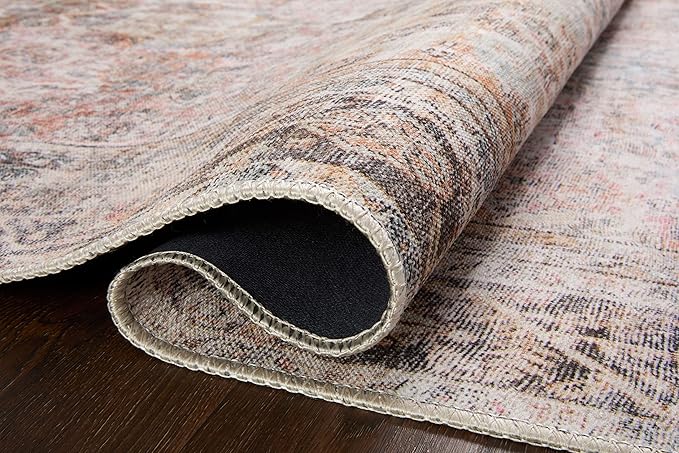 Loloi Adrian Collection ADR-05 Sunset/Charcoal 8'-6" x 11'-6", .19" Thick Area Rug