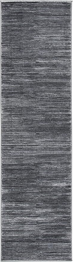 SAFAVIEH Vision Collection Runner Rug - 2'2" x 16', Grey, Modern Ombre Design, Non-Shedding & Easy to Clean, Ideal for Foyer, Hallway, Bedroom (VSN606D)