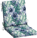 Arden Outdoor Midback Chair Cushion, 18 x 16.5, Rain-Proof, Fade Resistant Salome Tropical