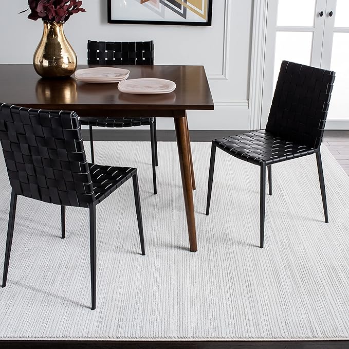SAFAVIEH Area Rug 10x14 - Vision Collection - Large - Ivory & Grey, Modern Ombre Design, Non-Shedding & Easy to Clean, Ideal for Living Room, Bedroom, Dining Space (VSN606K)