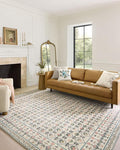 Loloi Rifle Paper Co. Eden Collection EDE-03 Lattice Ivory 2'-0" x 5'-0" Accent Rug feat. CloudPile™