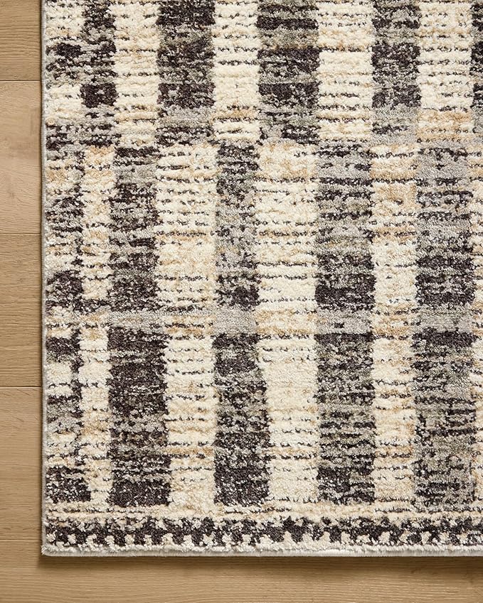 Loloi Jeremiah Brent Bleecker Collection BLE-03 Beige/Stone 2'-7" x 8'-0" Runner Rug