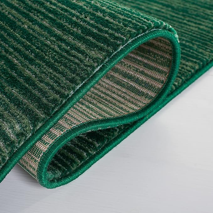 SAFAVIEH Area Rug 3x5 - Vision Collection - Dark Green, Modern Ombre Design, Non-Shedding & Easy to Clean, Ideal for Foyer, Entryway, Bedroom, Accent Space (VSN606Y)