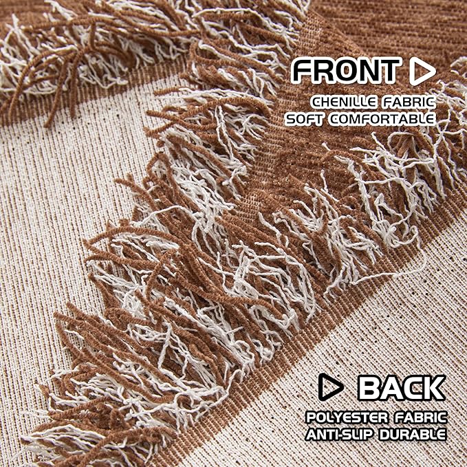 MEETSKY Couch Cover for Pets Sofa Cover for 3 Cushion Couch Sofa Oversized Sofa Slipcovers Sectional Sofa Covers Washable, Sofa Throw Couch for Dogs Couch Protector, 91"x 150"，Camel