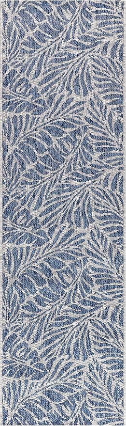 Keen Home Design Terrace Outdoor Runner Rug - 2x8 Washable Indoor/Outdoor Rug for Patio, Kitchen, Balcony, Beach, Garden, Deck and Porch, Size: 2'2"x7'7"
