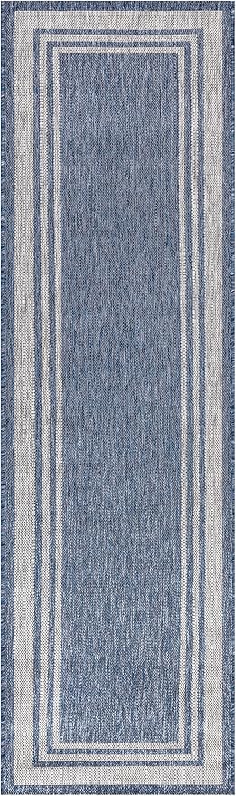Keen Home Design Terrace Outdoor Runner Rug - 2x8 Washable Indoor/Outdoor Rug for Patio, Kitchen, Balcony, Beach, Garden, Deck and Porch, Size: 2'2"x7'7"