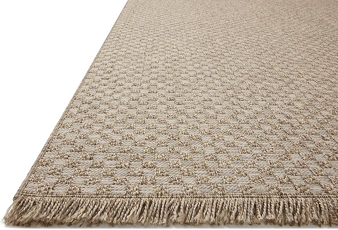 Loloi Dawn Collection Indoor/Outdoor DAW-02 Tan 8'-10" x 12'-2" Area Rug