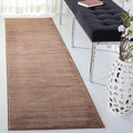 SAFAVIEH Vision Collection Runner Rug - 2'2" x 8', Brown, Modern Ombre Design, Non-Shedding & Easy to Clean, Ideal for Entryway, Foyer, Bedroom, Hallway (VSN606E)