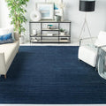 SAFAVIEH Vision Collection Area Rug - 9' Square, Navy, Modern Ombre Design, Non-Shedding & Easy to Clean, Ideal for Living Room, Bedroom, Dining Space (VSN606N)