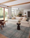 Loloi Angela Rose Ember Collection EMB-09 Denim/Charcoal 2'-7" x 10'-0" Runner Rug