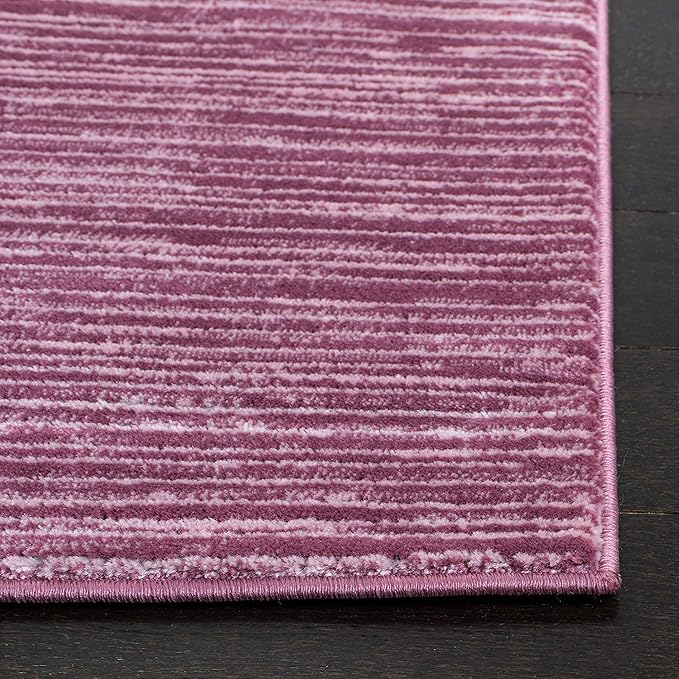SAFAVIEH Vision Collection Runner Rug - 2'2" x 12', Grape, Modern Ombre Tonal Chic Design, Non-Shedding & Easy Care, Ideal for High Traffic Areas in Living Room, Bedroom (VSN606A)