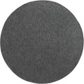 TOWN & COUNTRY BASICS Pax Herringbone Textured Solid Everwash® Washable Area Rug, Low Pile, Non-Slip Backing, Easy Clean Pet & Family Friendly Rug, Dark Grey, 5' Round