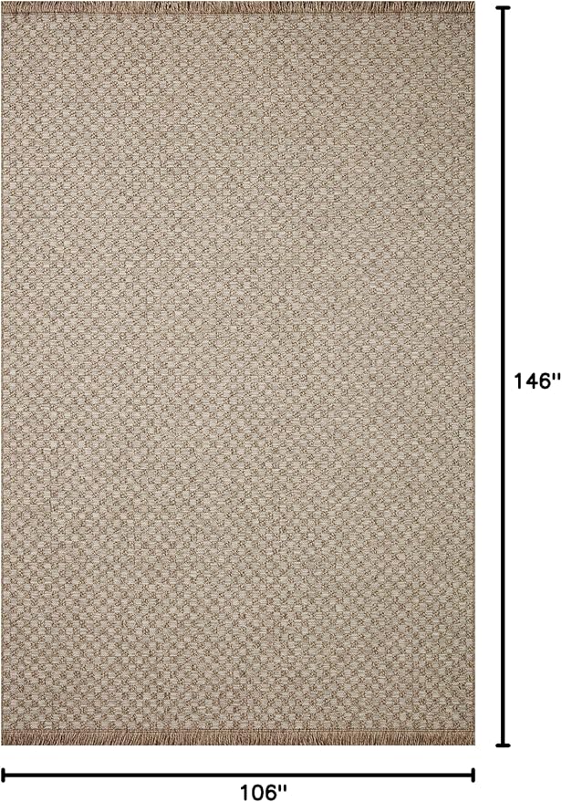 Loloi Dawn Collection Indoor/Outdoor DAW-02 Tan 8'-10" x 12'-2" Area Rug