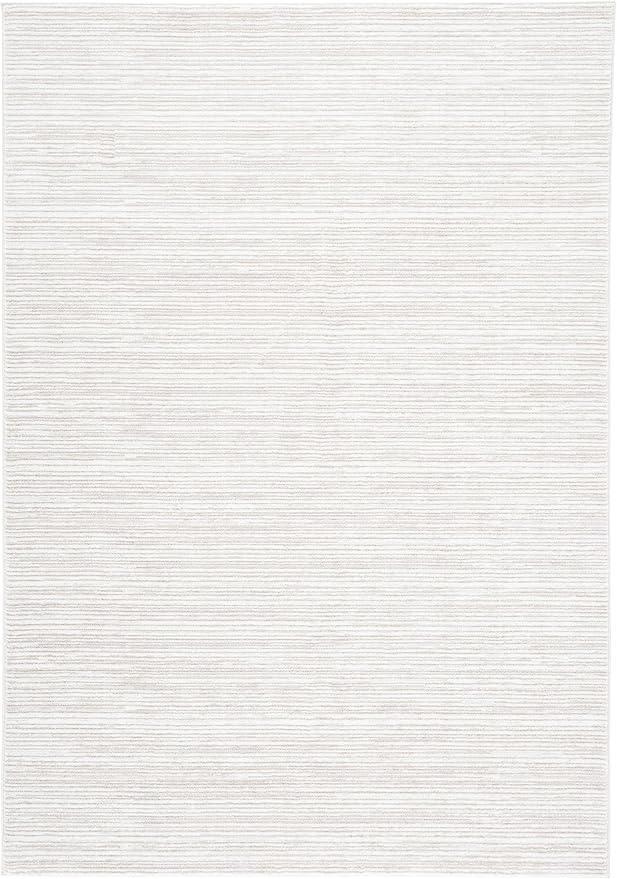 SAFAVIEH Area Rug 6x9 - Vision Collection - Ivory, Modern Ombre Design, Non-Shedding & Easy to Clean, Ideal for Living Room, Bedroom, Dining Space (VSN606J)