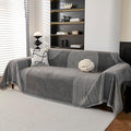 MEETSKY Couch Cover Sofa Cover Washable,Chenille Sofa Covers for 2 Cushion Couch Sofa, Sofa Slipcover Loveseat Pet Couch Covers for Sectional Sofa,71" X118"