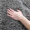 SAFAVIEH Florida Shag Collection Area Rug - 6' x 8', Grey & Grey, Non-Shedding & Easy Cleaning, Plush Thick Pile, Ideal for Living Room, Bedroom, Dining Space (SG471-8080)