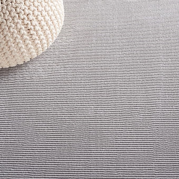 SAFAVIEH Revive Collection Accent Rug - 2'7" x 5', Grey, Solid Design, Non-Shedding & Easy Care, Ideal for High Traffic Areas in Entryway, Living Room, Bedroom (REV102F)