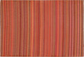 Fab Habitat Striped Non Slip Doormat - Durable, Thin - Recycled Plastic - Entryway, Front Door, Porch, Patio - Cancun Sunset (24" x 36" Non-Slip)